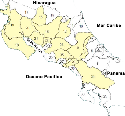 mapa cuencas