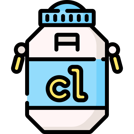 Icono de envase de cloro