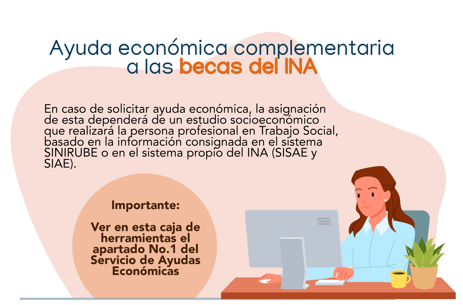 Indica las ayudas complementarias a las becas que el INA otorga