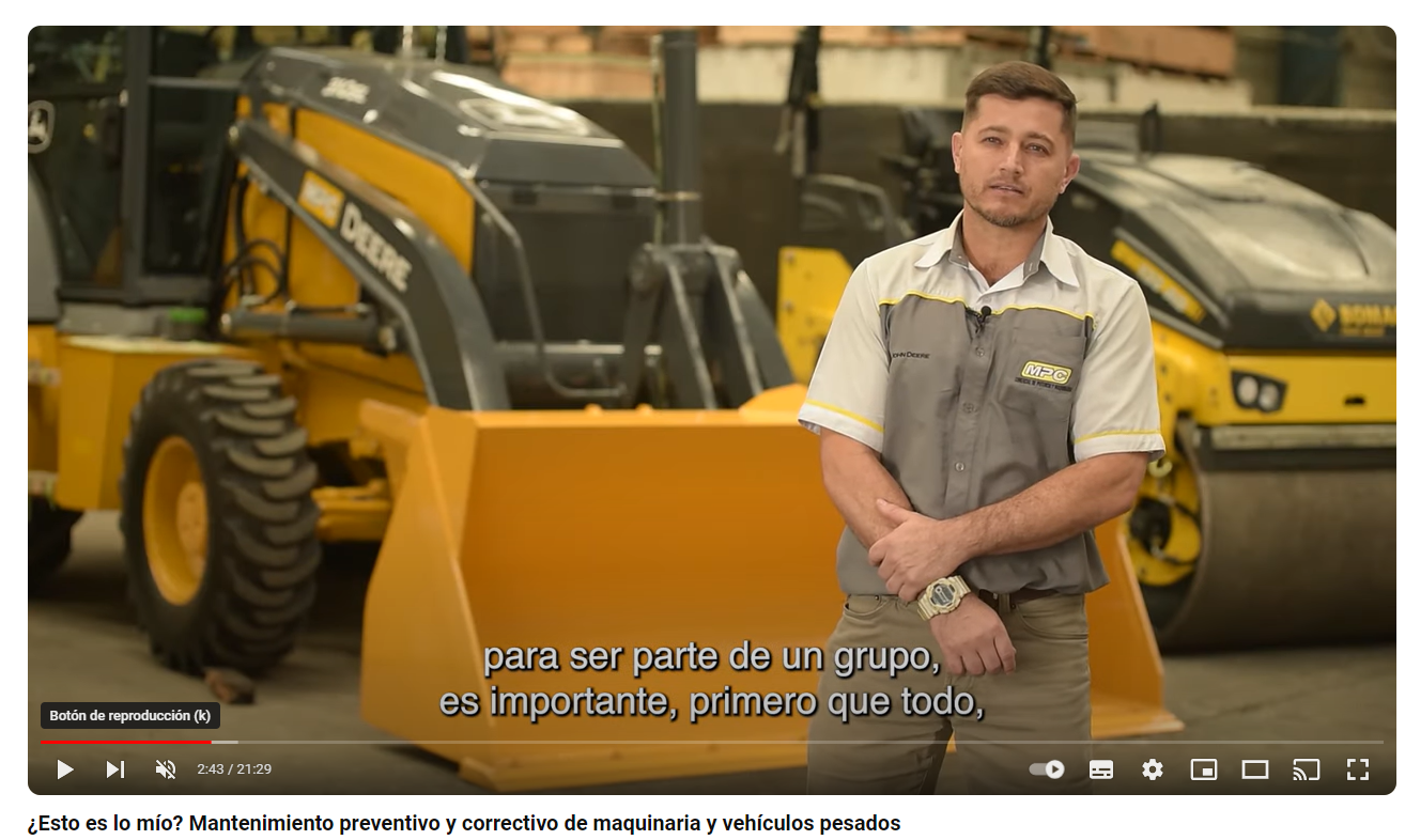 captura de pantalla de un vídeo subtitulado