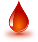 gota de sangre.
