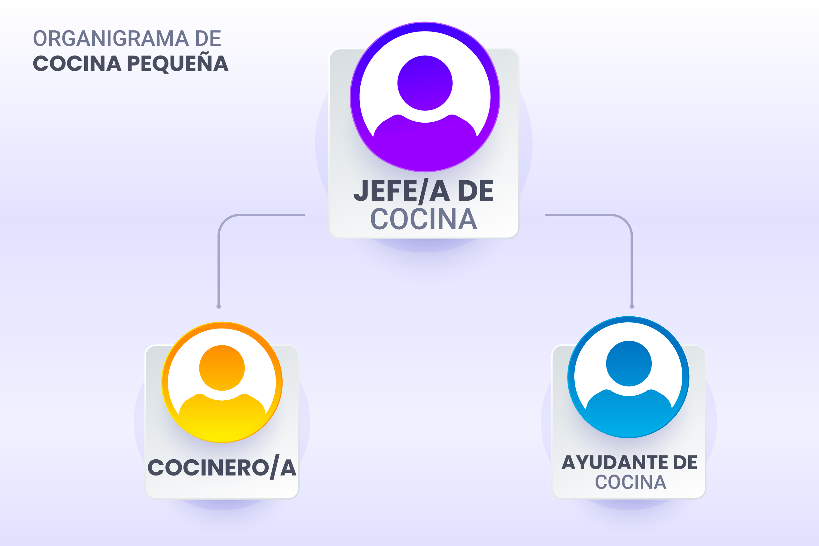 organigrama cocina pequeña 