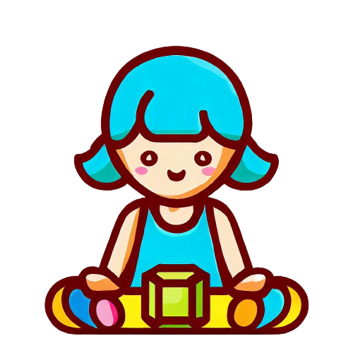 niña pequeña juega