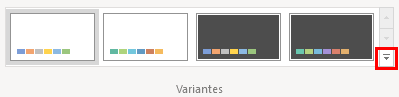 variantes boton para modos de edición