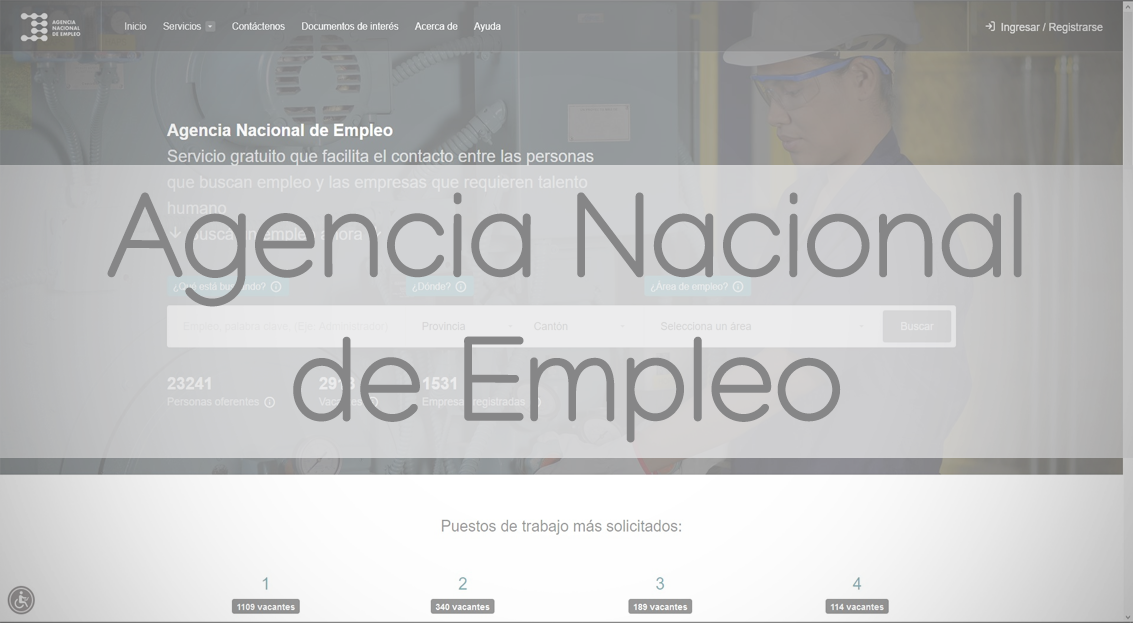 imagen de referencia para ingresar a la Agencia Nacional de Empleo
