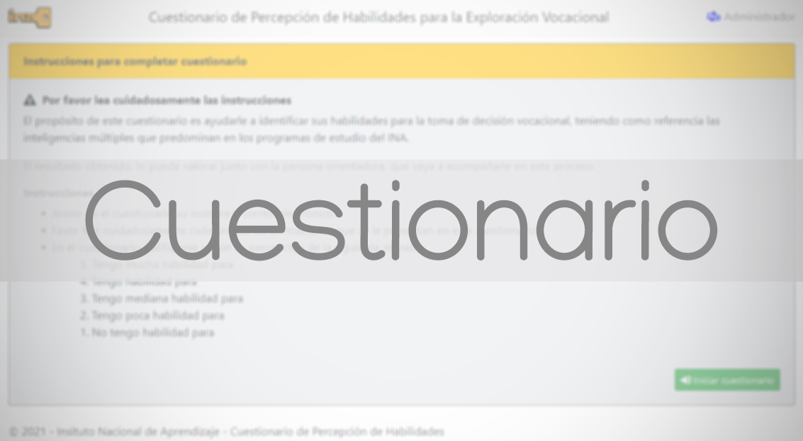 imagen de referencia para ingresar al Cuestionario Percepción Habilidaes