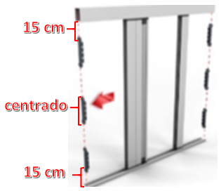 colocación de clips 