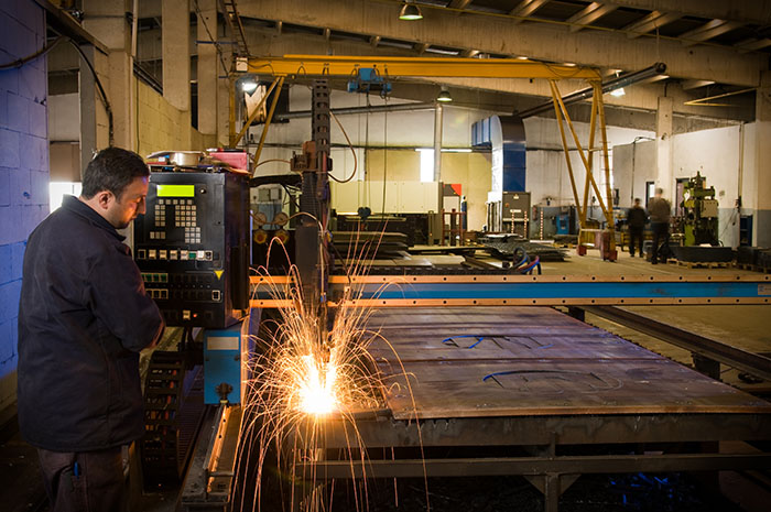 máquina de corte CNC